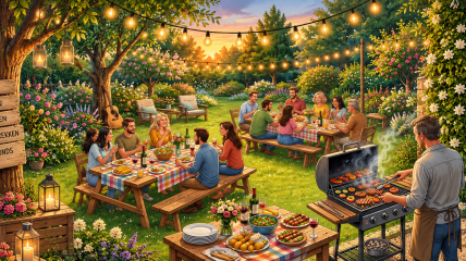Gezellig samenzijn met barbecue